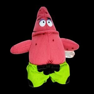 Vtg 2000 Patrick Star SpongeBob Plush 7 In Colorbok Viacom Nickelodeon Early Toy